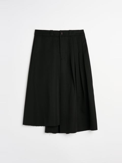 Our Legacy Origami Skirt Coarse Black Gabardine