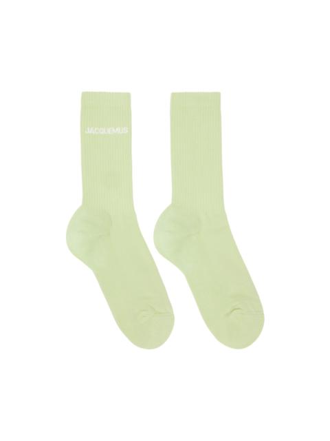 JACQUEMUS Green 'Les Chaussettes Jacquemus' Socks