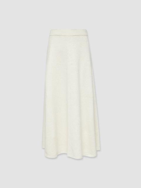 JOSEPH Linen Cardigan Stitch Skirt