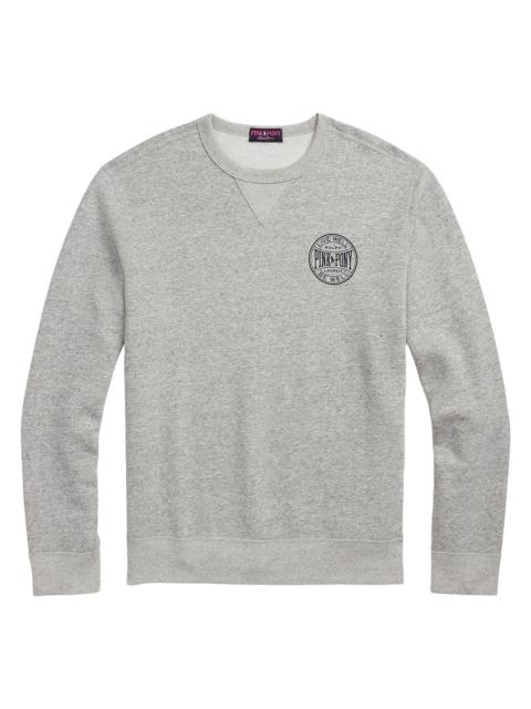 Polo Ralph Lauren Men's Pink Pony Vintage Fleece Crewneck Sweater - Dark Vintage Heather