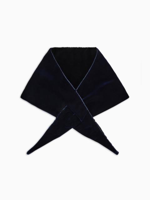 GIORGIO ARMANI Velvet collar