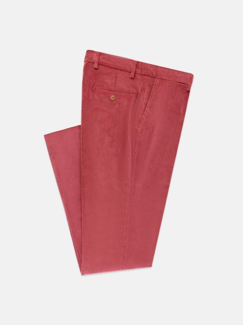 J. PRESS MADE-IN-USA DARK PINK WIDE WALE CORDUROY PANT