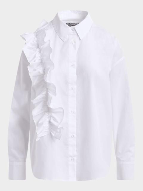 ESSENTIEL ANTWERP Ibody Frill Button-Front Shirt