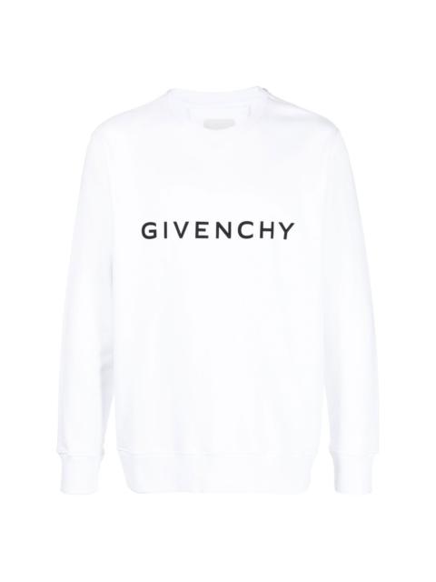 logo-print cotton sweatshirt