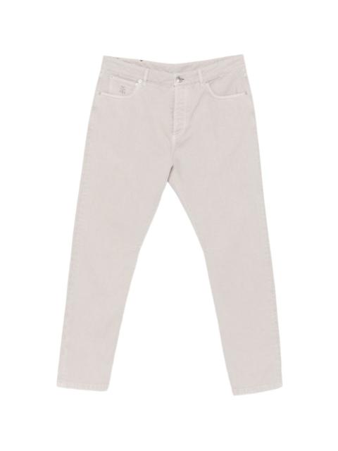 Brunello Cucinelli zip-up jeans
