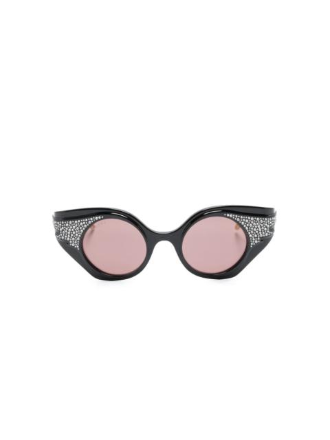 GUCCI cat-eye frame sunglasses