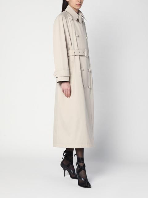 Dolce & Gabbana Beige trench in cotton drill