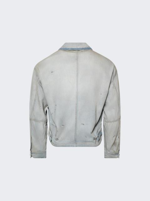 AMIRI Denim Work Jacket Perfect Antique Indigo