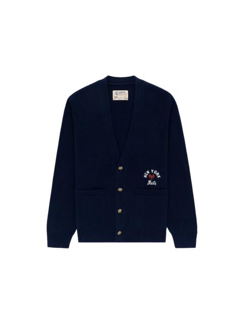 AIMÉ LEON DORE Aime Leon Dore x New York Mets Merino Cardigan Navy