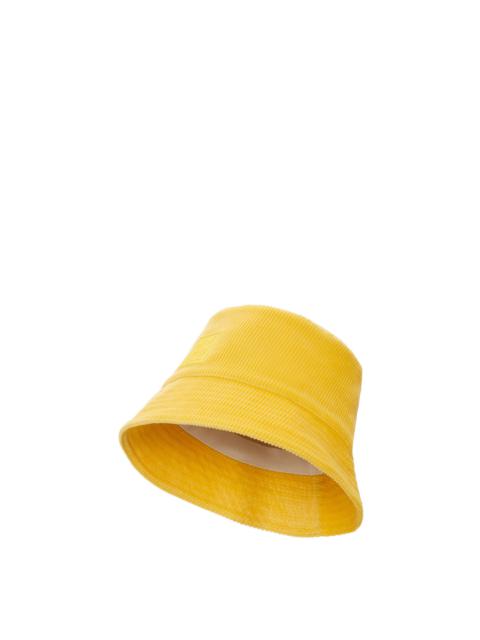 Loewe Patch bucket hat in corduroy