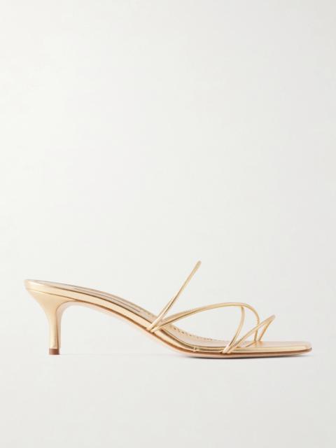 Manolo Blahnik Ninfemu 50 Leather Sandals