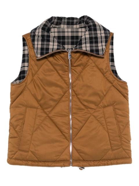 VARLEY quilted reversible gilet