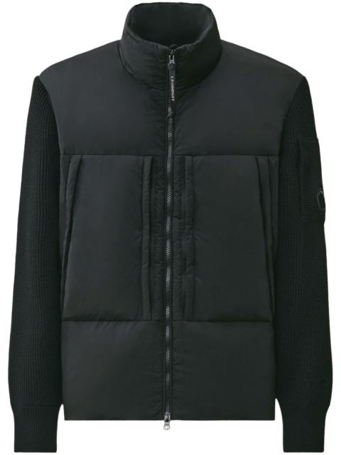 C.P. Company EXTRAFINE MERINO WOOL BLEND ZIP SWEATER