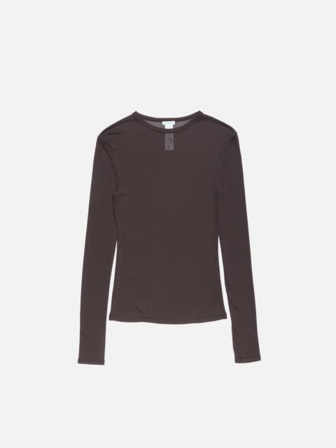 Acne Studios Thin long-sleeve t-shirt - Dark brown