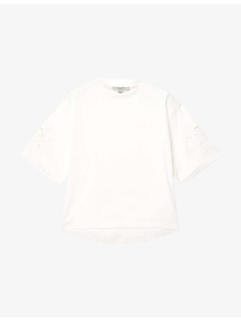ALLSAINTS Lola Embroidered Cotton-Jersey T-Shirt