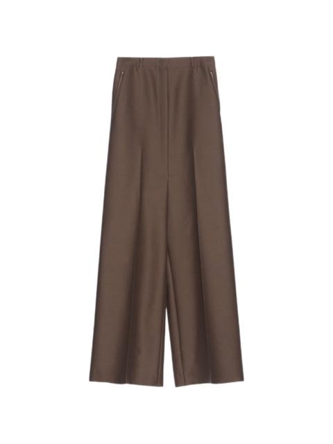 pushBUTTON zip-pocket trousers