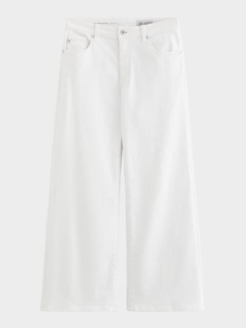 AG Jeans Saige Wide-Leg Crop Jeans