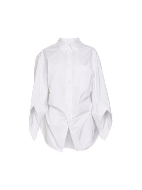 Wing Twisted Shirt in White