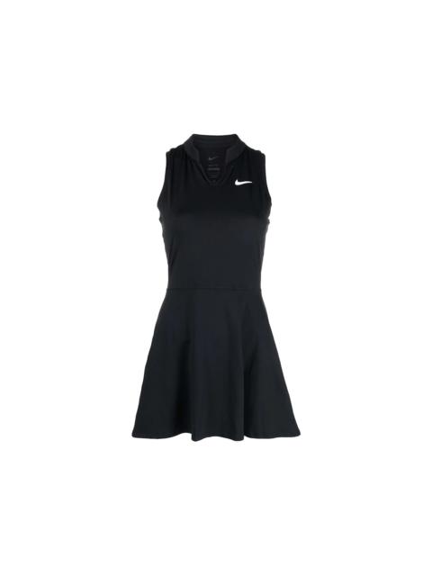 Nike Nike Women's Court Dri-FIT Victory Tennis Dress Black/White