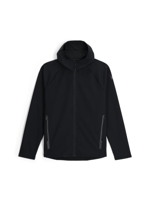 SPYDER Mens Gridweb ShellFleece™ Hoodie - Black
