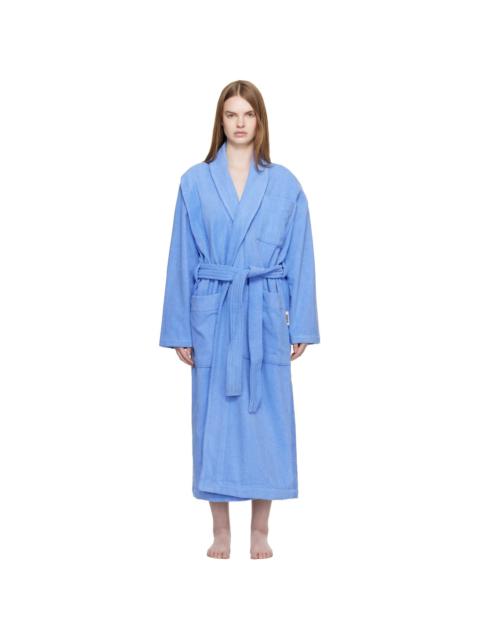 TEKLA Blue Terry Classic Bathrobe