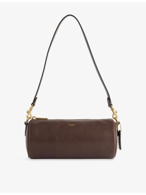 COACH Barrel Leather Shoulder Bag