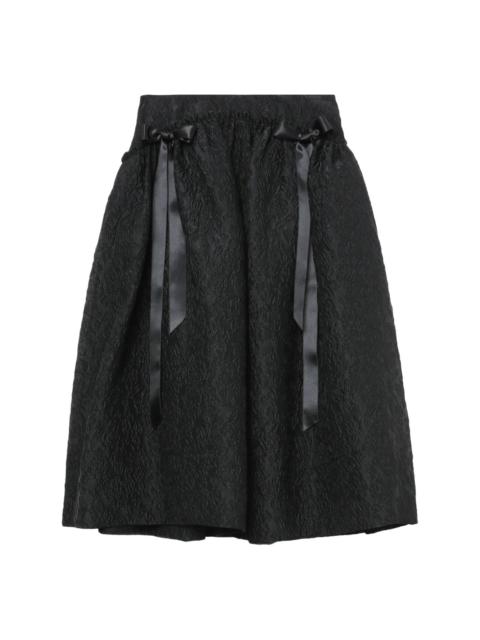 coquÃ©-effect A-line skirt