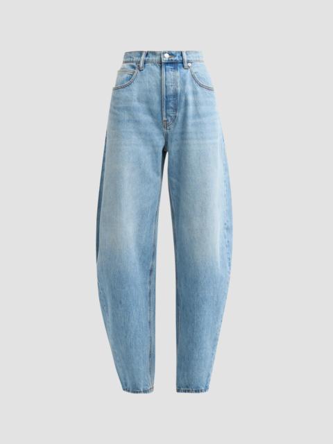 Alexander Wang Women's Crystal Hotfix Pocket Blowup Jeans - Vintage Light Indigo