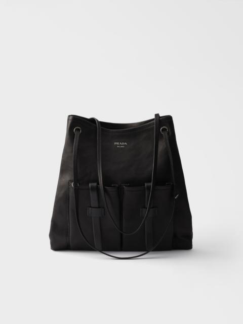 Prada Prada Route large leather bag