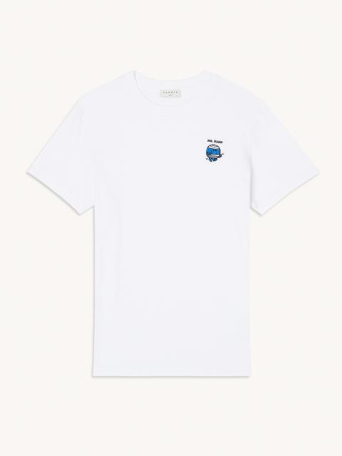 Sandro Cotton T-shirt with patch