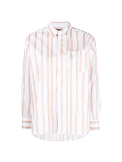 stripe cotton shirt