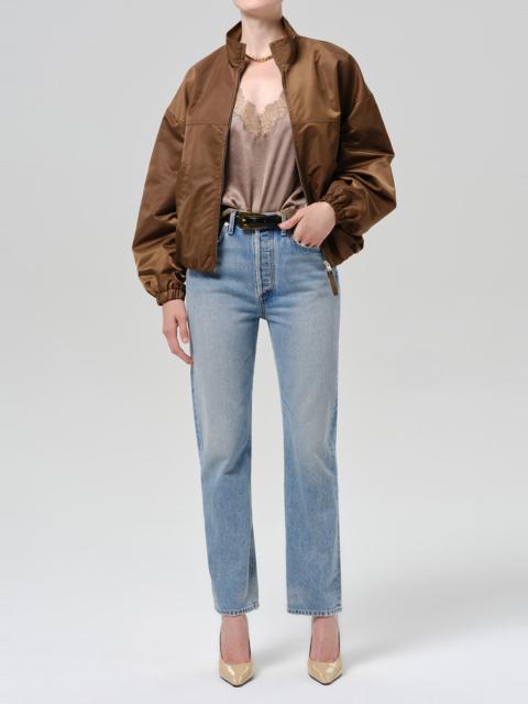Citizens of Humanity Barracuta Bubble Jacket In Toffee