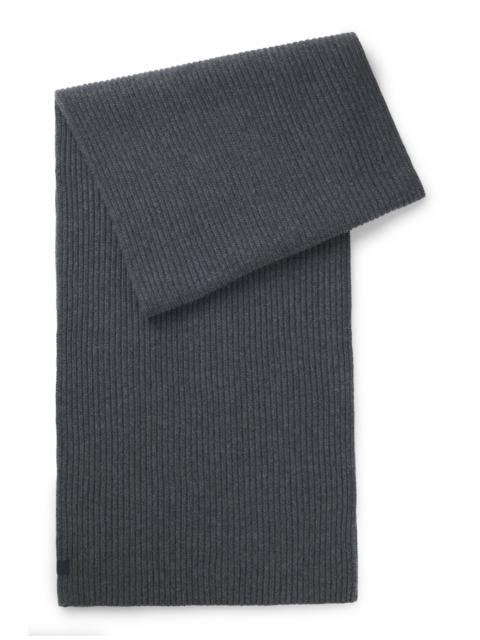 BOSS BECKHAM X BOSS SCARF IN VIRGIN WOOL AND CASHMERE