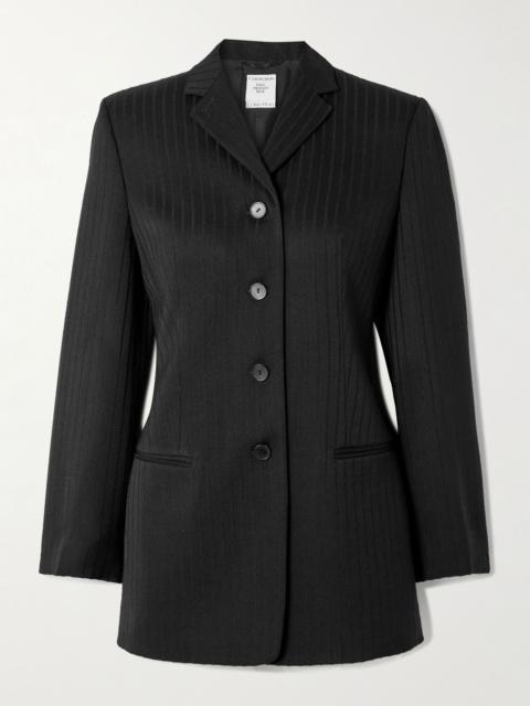 Calvin Klein Collection Adrian wool blazer Black