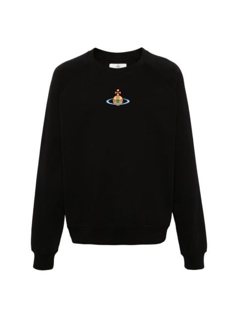 Vivienne Westwood Orb-embroidered cotton sweatshirt
