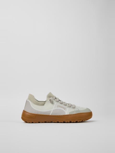 CAMPER Peu Serra Beige Recycled PET Engineered Materials Sneakers for Women.