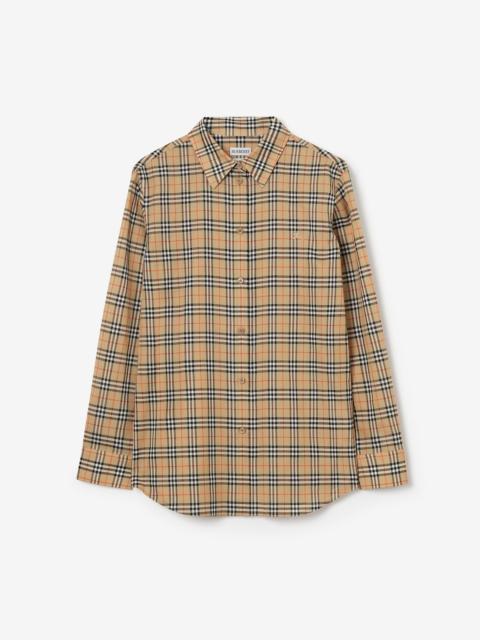 Burberry Classic Fit Check Cotton Shirt