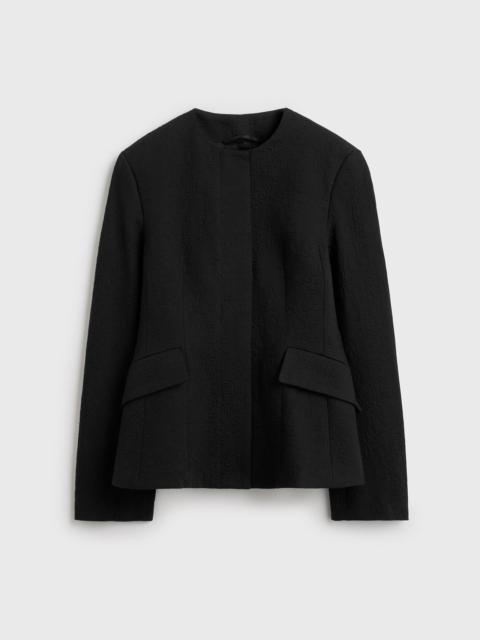 TOTEME Jacquard cotton jacket black