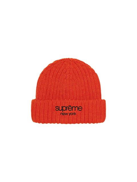 Supreme Ribbed Beanie 'Burnt Orange'