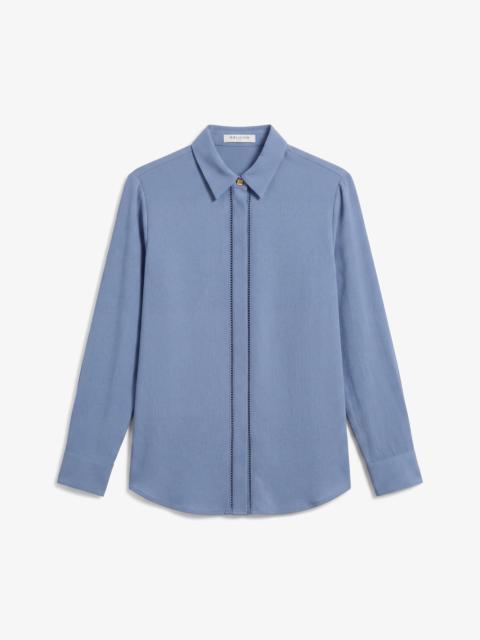 M.M.LaFleur Lagarde Pointelle Shirt - Eco Soft Wave
