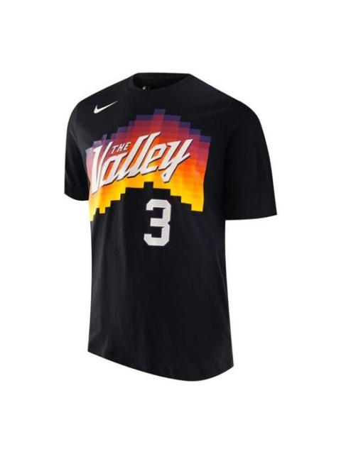 Nike Nike SW Fan Edition Phoenix Suns Paul No. 3 CP3 Sports Training Short Sleeve Black CT9796-015