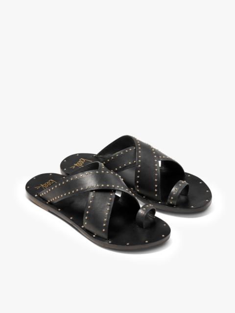 beek Curlew Leather Toe-Ring Sandal