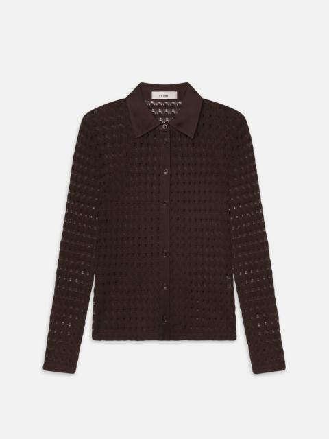 FRAME The Bubble Stitch Shirt