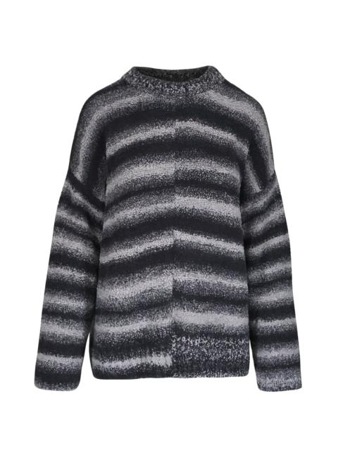 The Elder Statesman striped crew-neck sweater