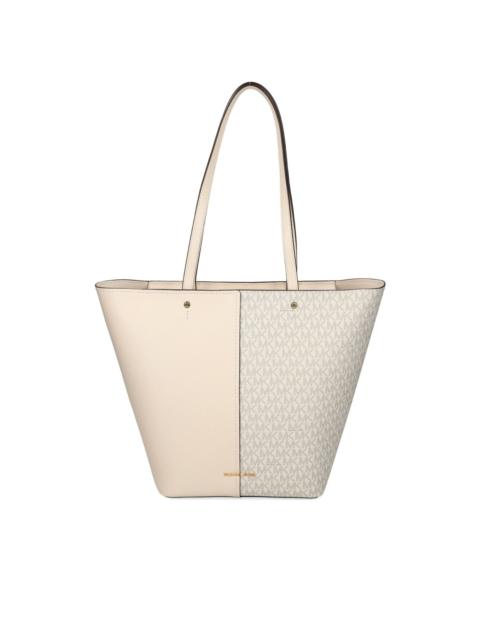 MICHAEL KORS monogram panel tote bag