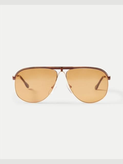 VERONICA BEARD FARRAH AVIATOR SUNGLASSES