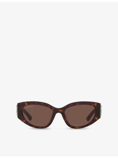 BALENCIAGA BB0324SK Cat Eye-Frame Acetate Sunglasses