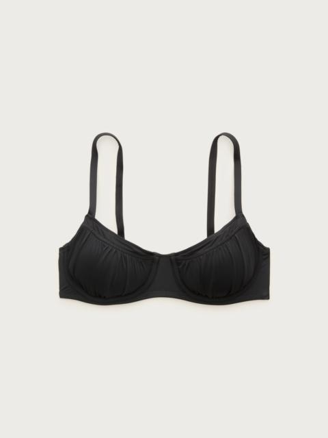 J.CREW Ruched underwire bikini top