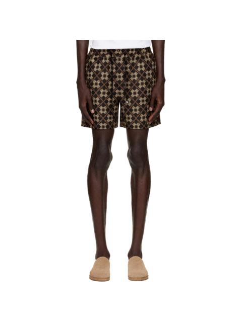 AMIRI Brown MA Quad Pull On Shorts