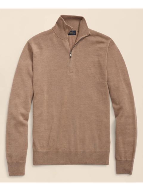 Brooks Brothers Ultimate Merino Wool Quarter-Zip Sweater